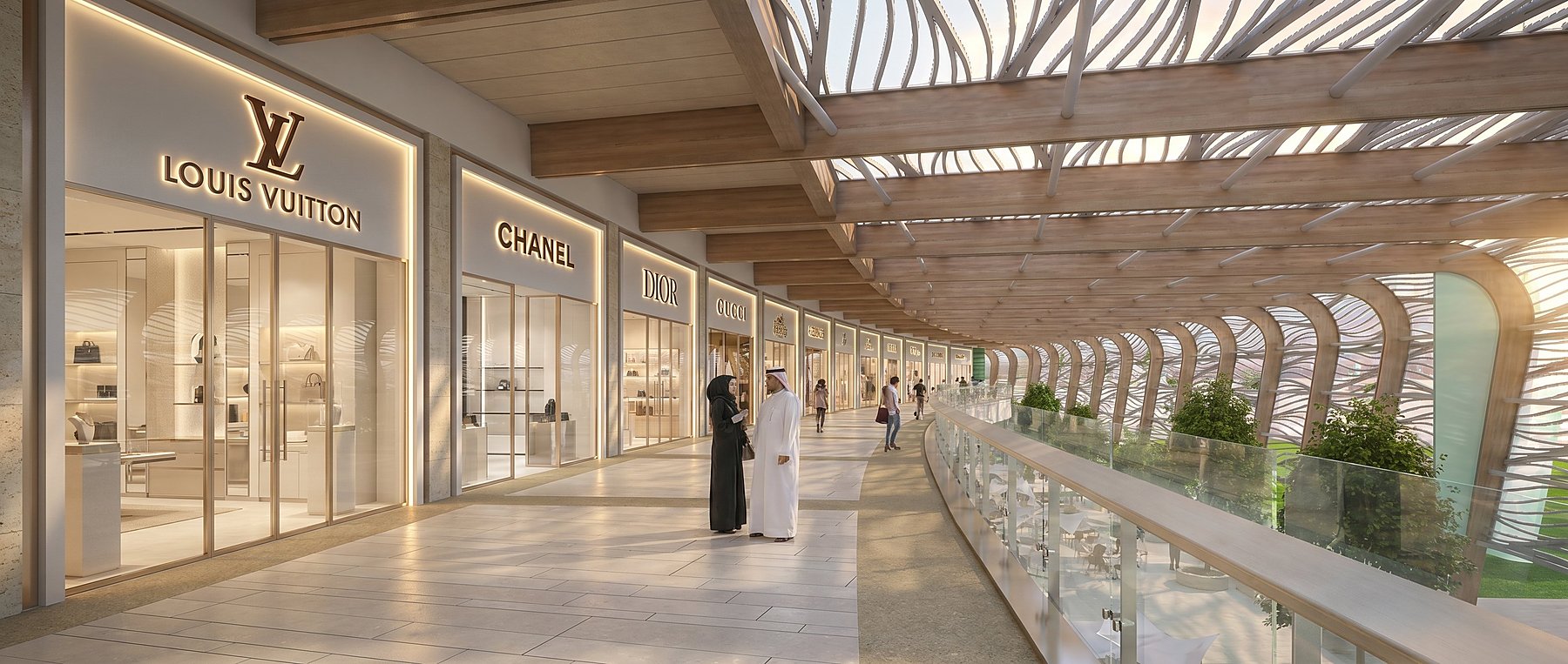 Luxury retail at Tilal Grand Mall
